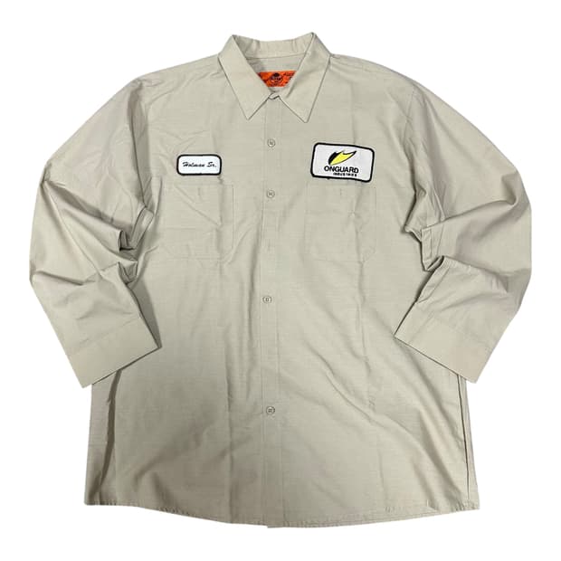 ✨ (바배) 레드캡 패치 워크 셔츠 