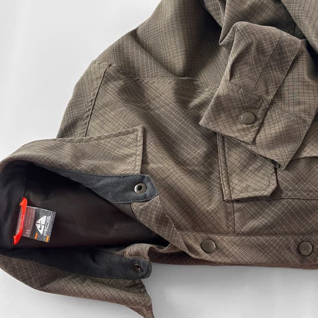 00s 빈티지 나이키 ACG 플래드 체크 퀼티드 스냅 자켓