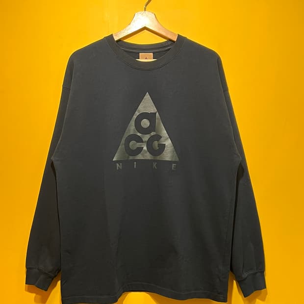 [M] 나이키 ACG 로고 롱슬리브 긴팔티셔츠 클래식 BQ3457-010