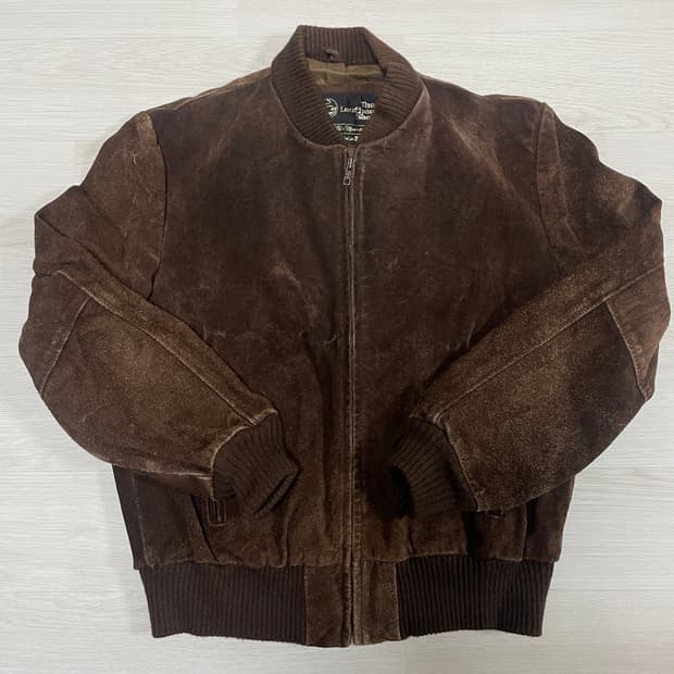 Sears 스웨이드 봄버 가죽자켓 블루종