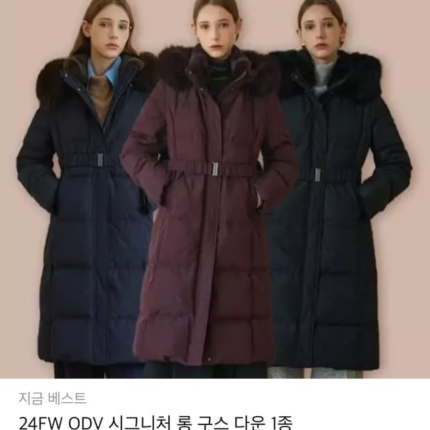 Odv구스다운 롱패딩