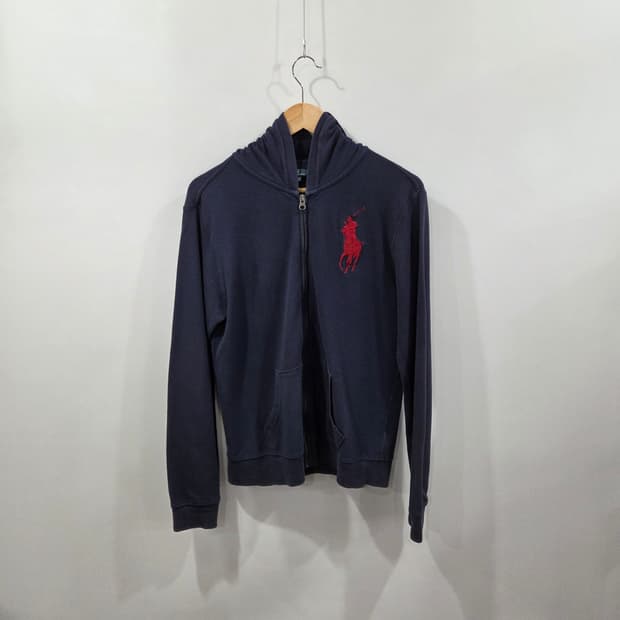 폴로랄프로렌 코튼 네이비 후드집업 XL(18-20)