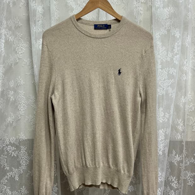 S) 폴로 랄프로렌 메리노울 100 니트 베이지