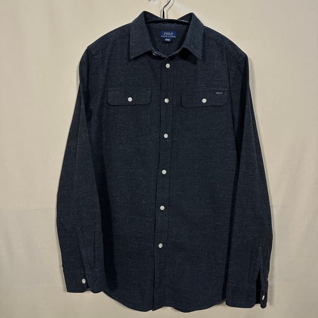 폴로 랄프로렌 플란넬 워크 셔츠 새상품 처분 