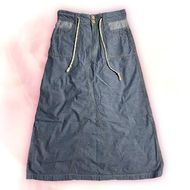 JP vintage denim skirt