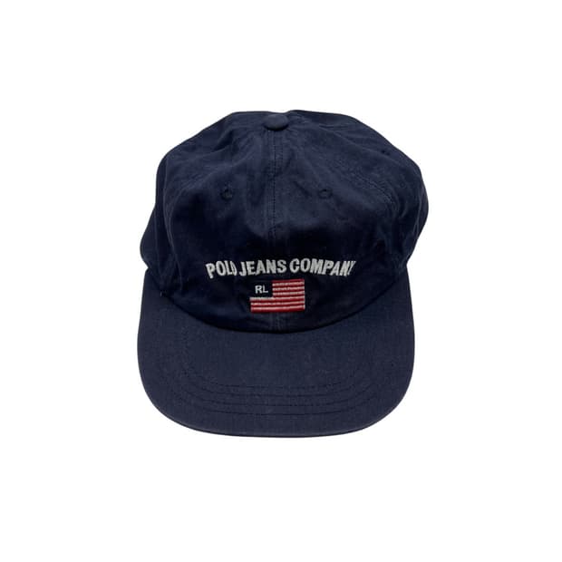 Vintage Polo Jeans Snapback(Navy)