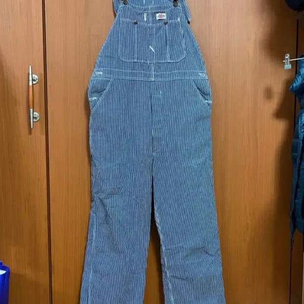 [DICKIES] 디키즈 히코리 오버롤 36사이즈