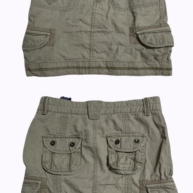 빈티지 타미힐피거 카고 스커트