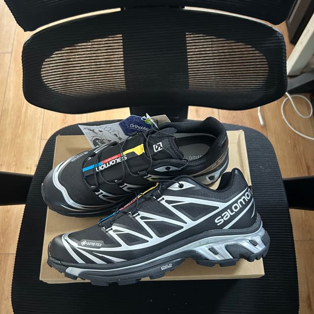 살로몬 XT-6 고어텍스 블랙 실버
