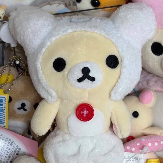 목욕 코리락쿠마 인형