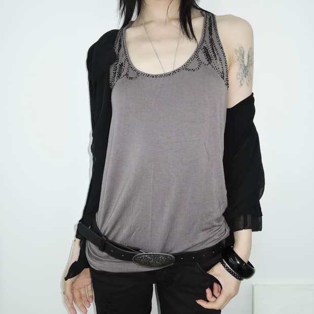 Beaded Tank Top