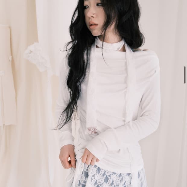 프래그팜 피오니 플라워 랩 롱슬리브