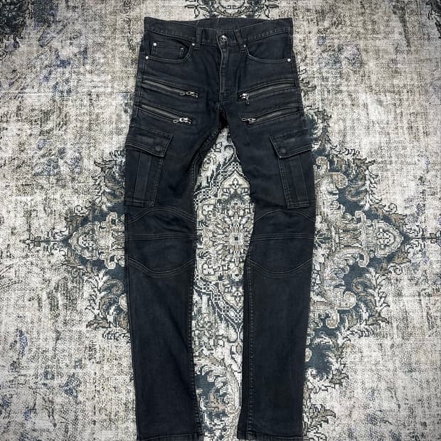 Shellac x semantic design zip skinny jea