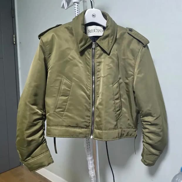 렉토 톨루즈 나일론 봄버 자켓 올리브 M