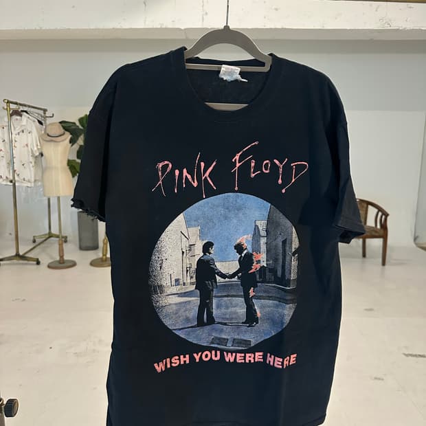 빈티지 밴드티 락티 핑크로이드