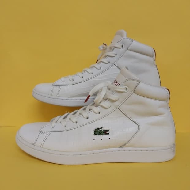 여성 라코스테 카나비에보 미드 스니커즈 (US 5/ 220)