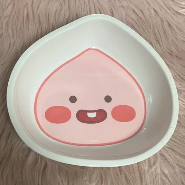 어피치 플레이트 접시 트레이 소품 접시 통 카카오프렌즈