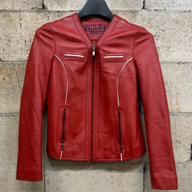본 더치 양가죽 레더 자켓