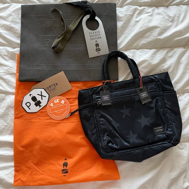 [택달린 새상품] Porter flag tote bag 네이비