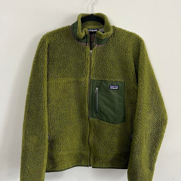 파타고니아 클래식 레트로-X 플리스 자켓 파일 그린