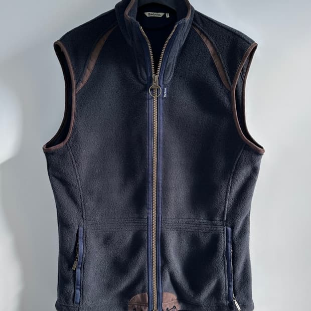 바버 플리스 집업 베스트 (va.77)