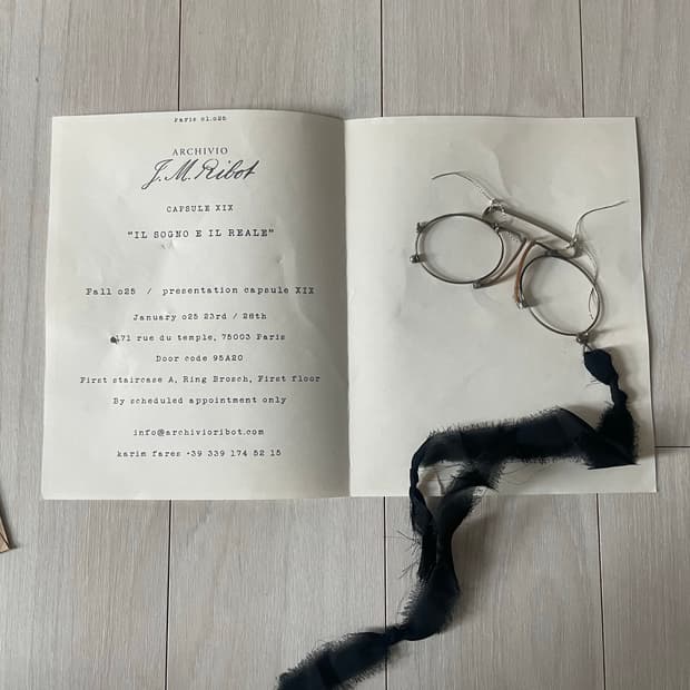 Archivio J.M Ribot 안경 리본 악세사리