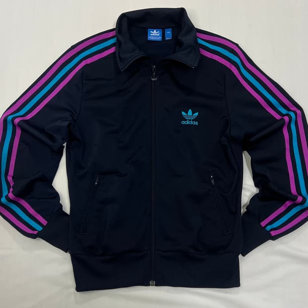 아디다스 퍼플 블루 트랙탑 