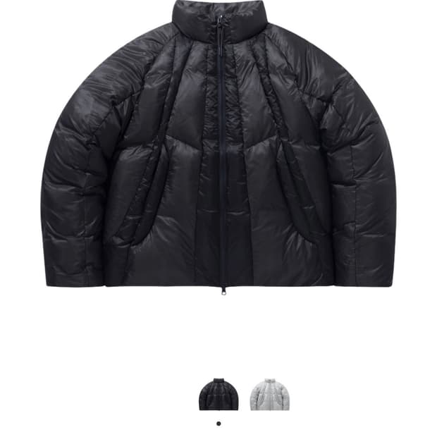산산기어 퍼퍼 자켓 패딩 블랙 3사이즈