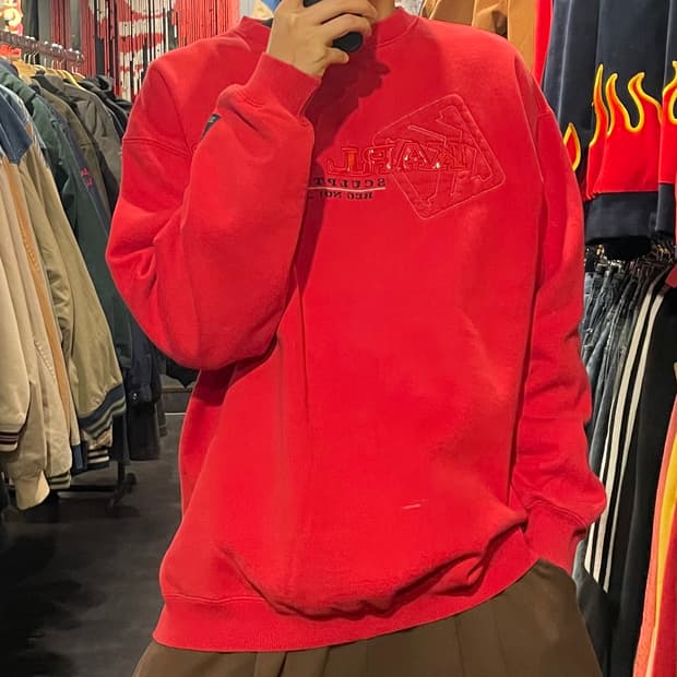 [IM] Karl Kani 칼카니 레드 맨투맨