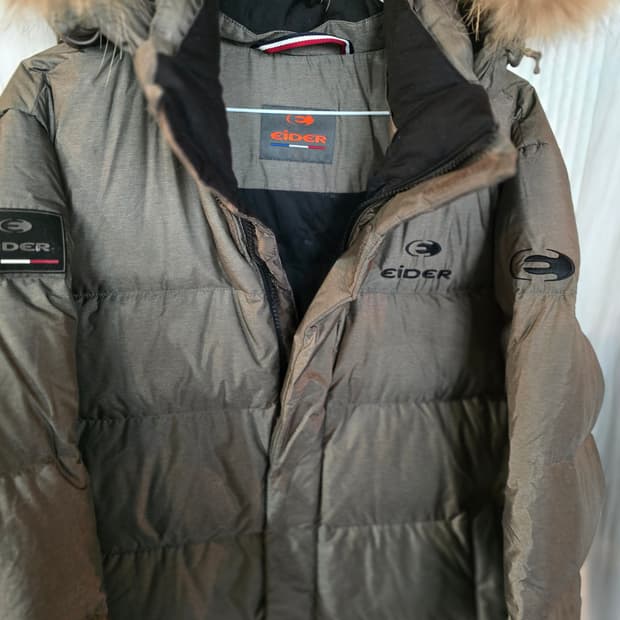 아이더 오리털 롱패딩 