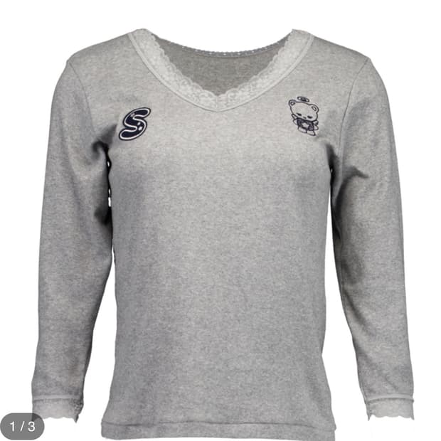 샬롬클럽 BUDDY LACE TOP GRAY 