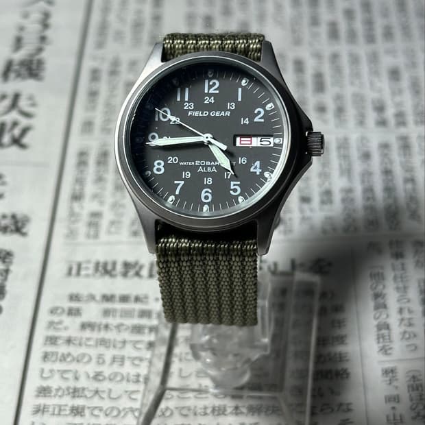 SEIKO alba field gear