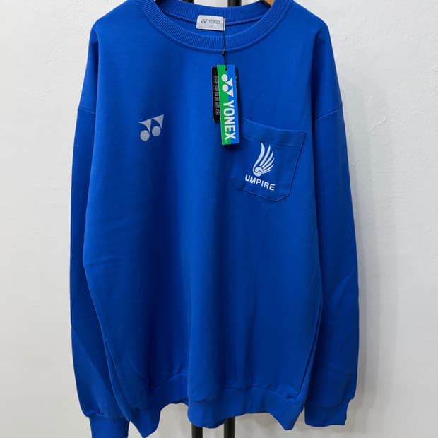 새제품) 요넥스 파랑색 엄파이어 맨투맨 티셔츠 110