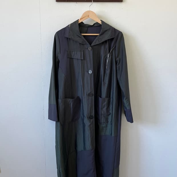 Japan vtg 카키 롱 자켓