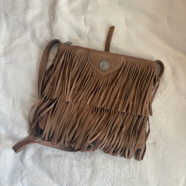 미닛뮤트 프린지 스웨이드 가방