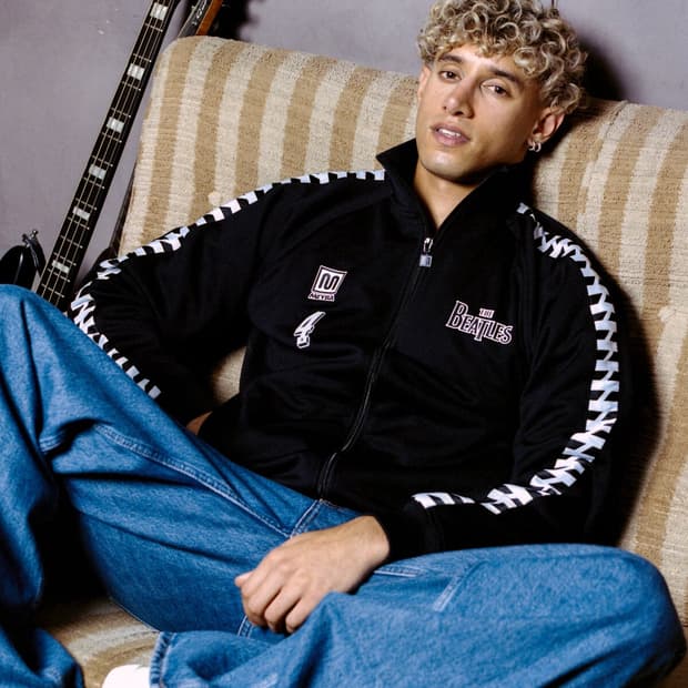 신품) 비틀즈 x Meyba 콜라보 트랙탑 저지 자켓 S