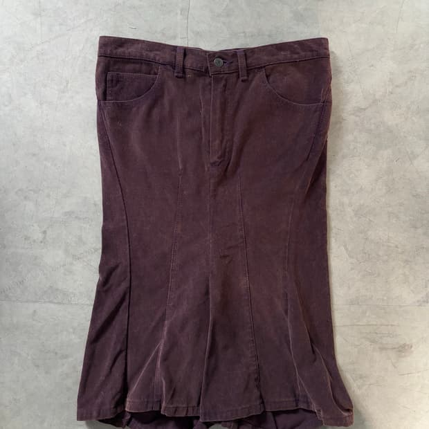 Junya Watanabe 준야 와타나베 퍼플 팬츠 스커트