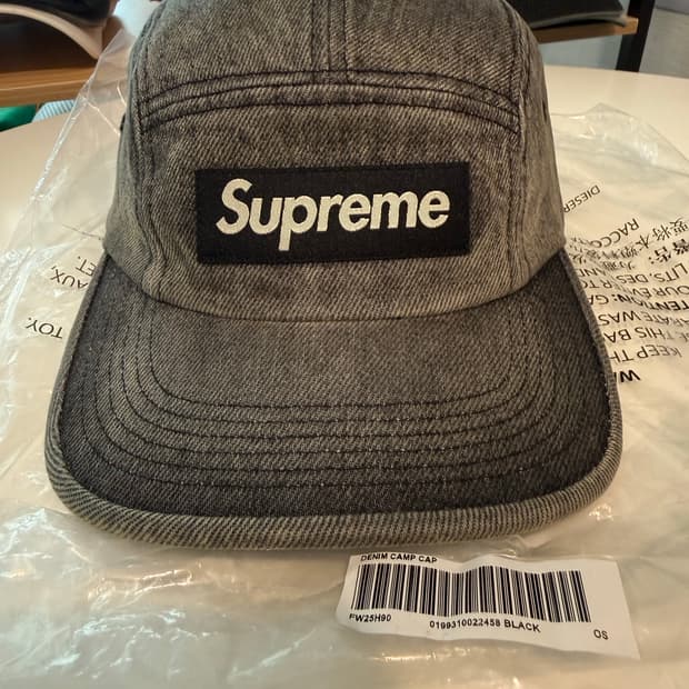25fw 슈프림 데님 캠프캡