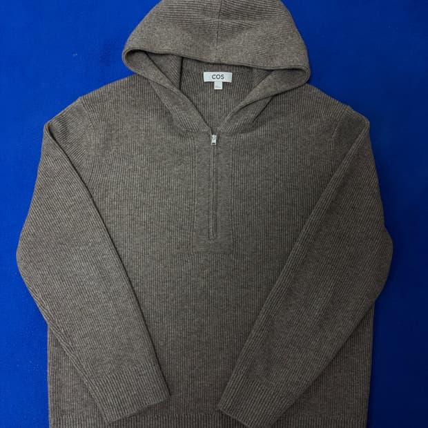 COS 코스 니트 집업 후디