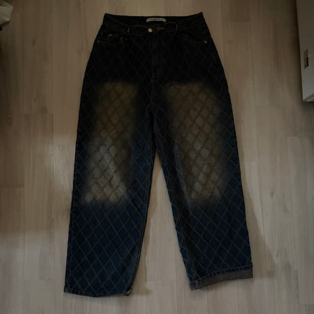 Avandress quilting wide pants