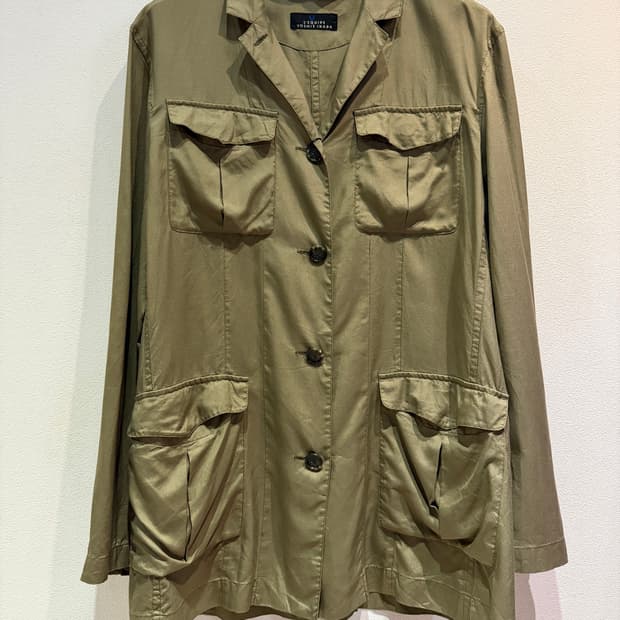 Yoshie Inaba 100% Silk Safari Jacket