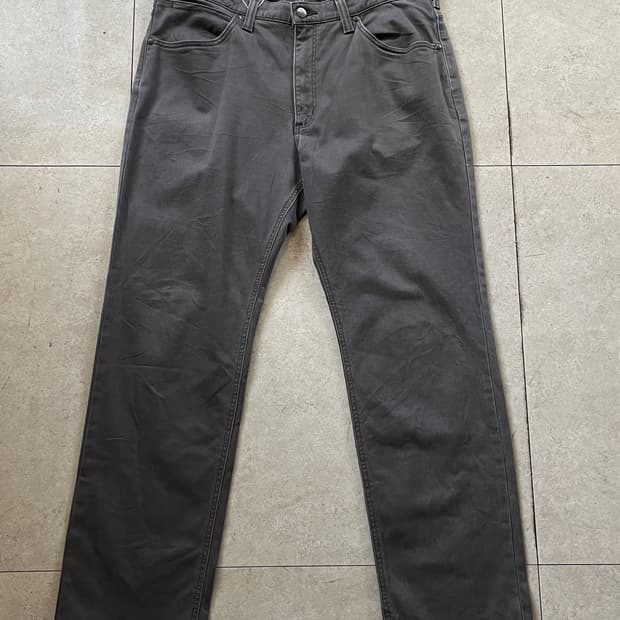 wrangler 랭글러 차콜 그레이 남성 바지