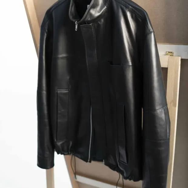 폴리테루 레더자켓 블랙 4사이즈