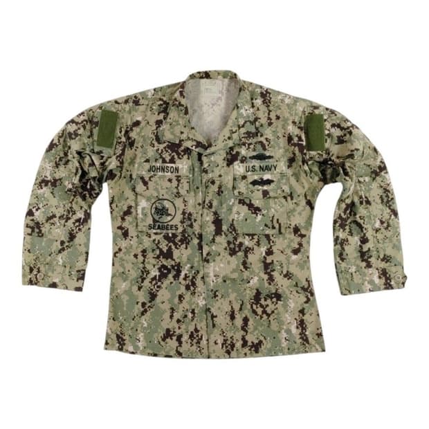 미해군 SEABEES NWU3 셔츠 M-L