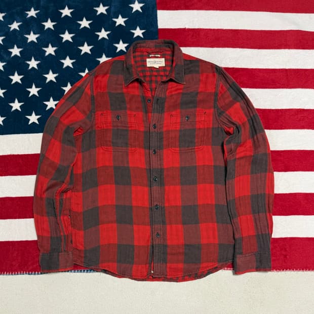 폴로 데님앤서플라이 버팔로체크셔츠 플란넬셔츠 polo vintage