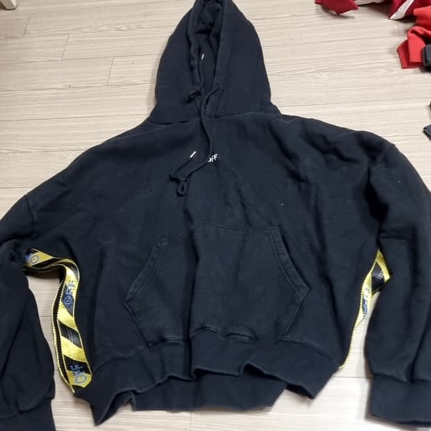 오프화이트 후디 가오리핏(100(