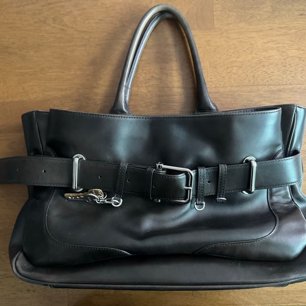 오소이 TOTE BROCLE [STAIN BROWN]