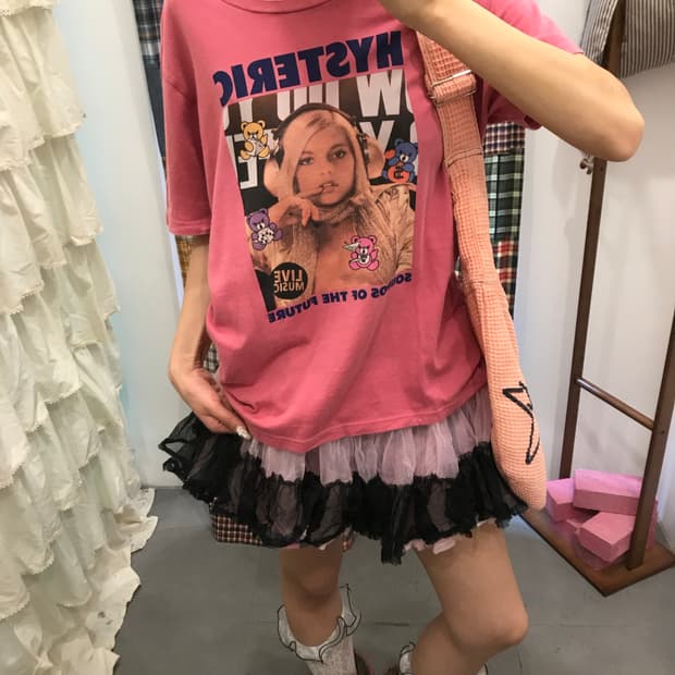 히스테릭글래머 히스걸 퍽베어 반팔티