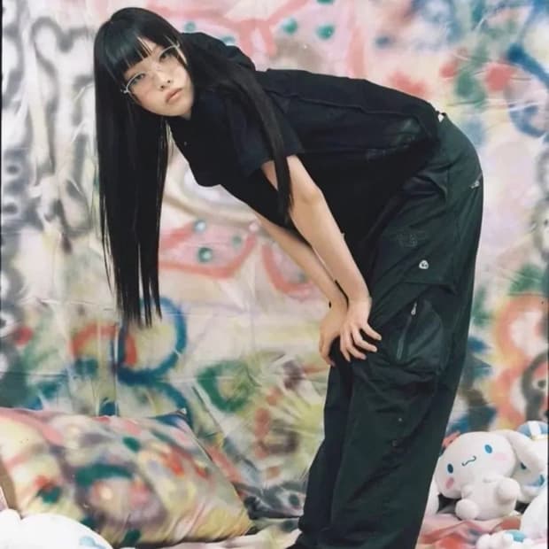 스마트어반유즈풀 시나모롤 팬츠 차콜 2사이즈 코이세이오 coyseio