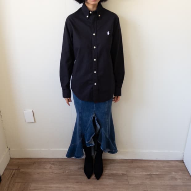 폴로랄프로렌 옥스포드 블랙 셔츠